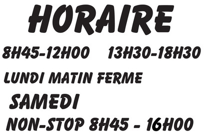 horaire ouverture 2024